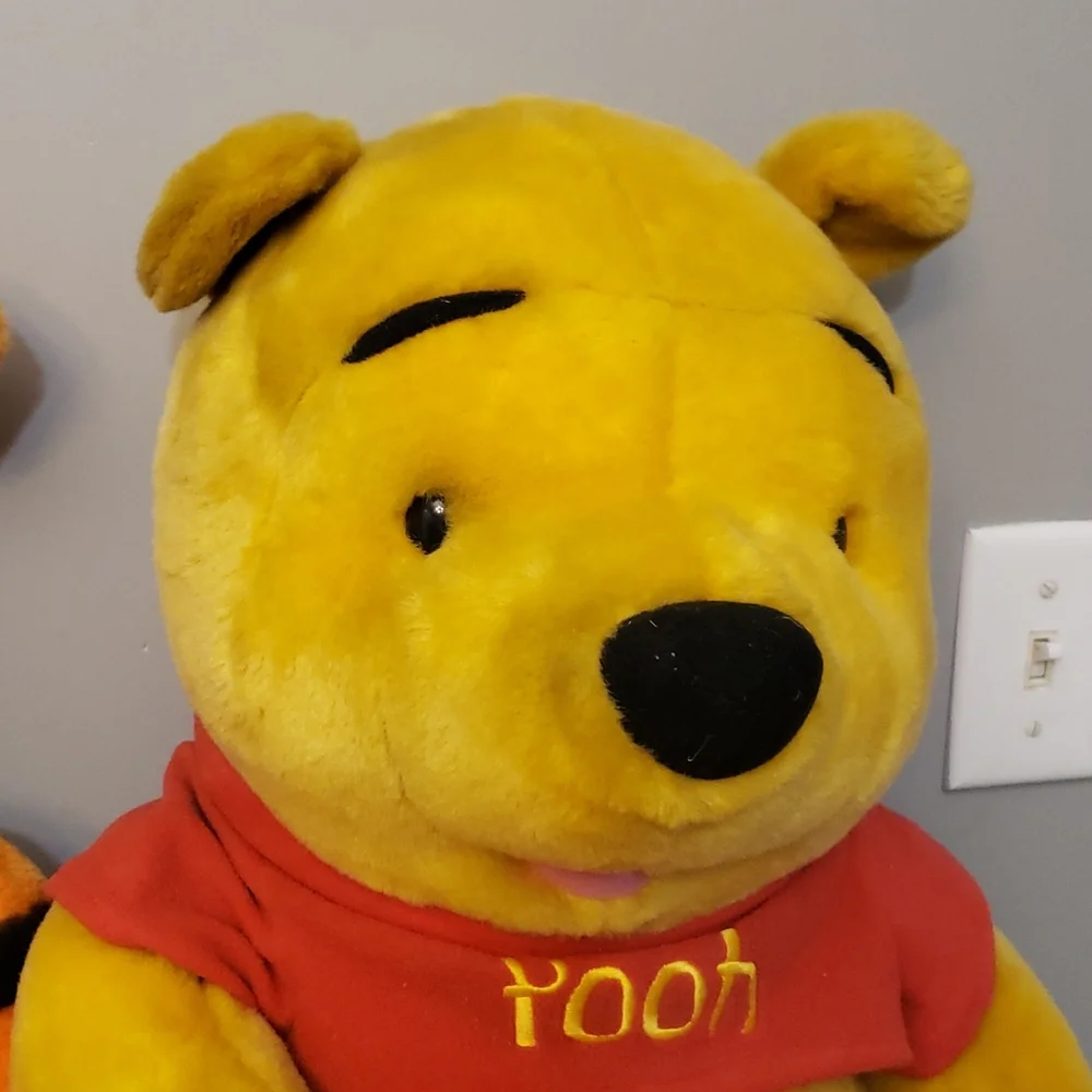 ❌2 Working Talking Tigger and Pooh Vintage Plushies - Picture 3 of 7